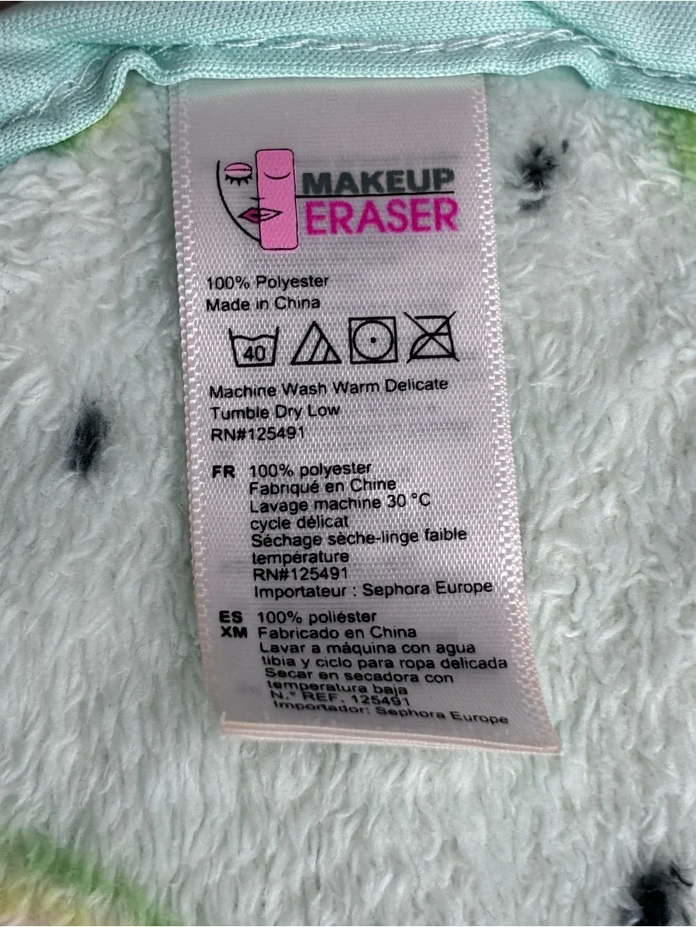 🐼 3/$25 GUC Makeup Eraser Mint and Pink Watermelon Reusable Cloth